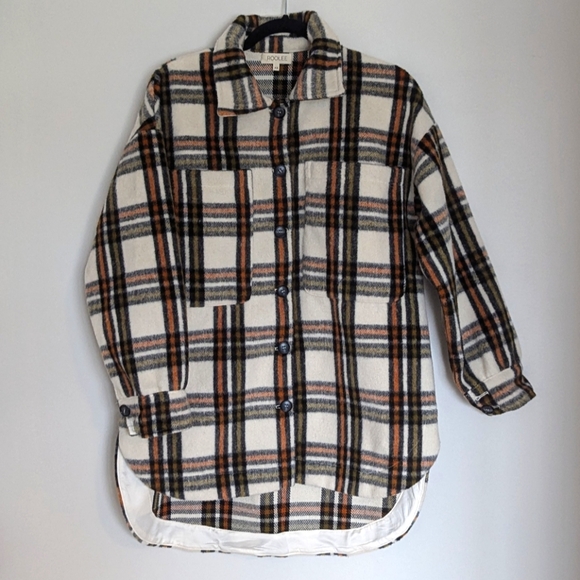 Roolee Plaid Jacket Size XS - Picture 1 of 5